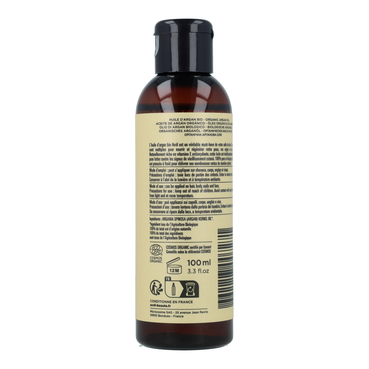 Aceite de argán ECO Avril 100 ml