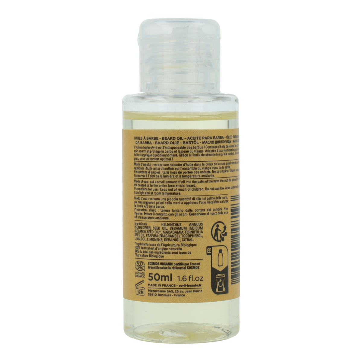 Aceite para barba ECO Avril 50 ml