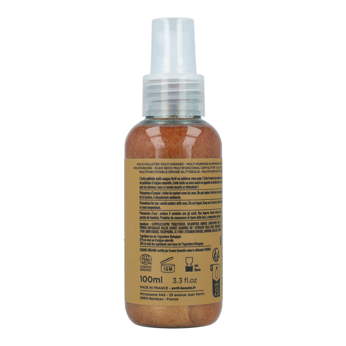 Aceite brillo multiusos Avril 100 ml