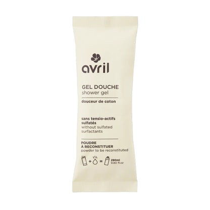 Gel de ducha en polvo para reconstituir Algodón Avril 30g