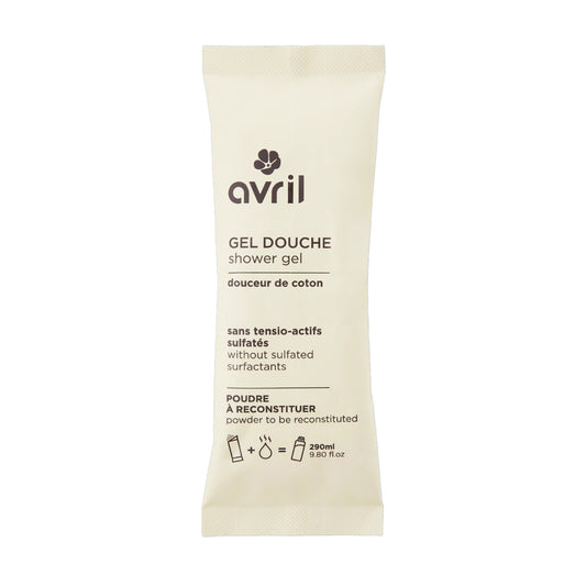 Gel de ducha en polvo para reconstituir Algodón Avril 30g