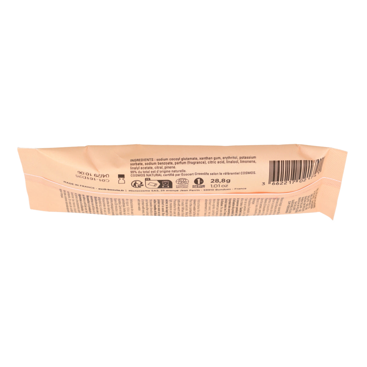 Gel de ducha en polvo para reconstituir Flor de Naranja Avril 30g