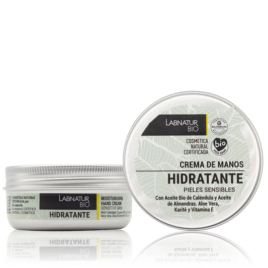 Crema De Manos Bio Pieles Sensibles 50 Ml | Aloe Vera Ecológico | Calma Y Protege | Hidratación Suave_0