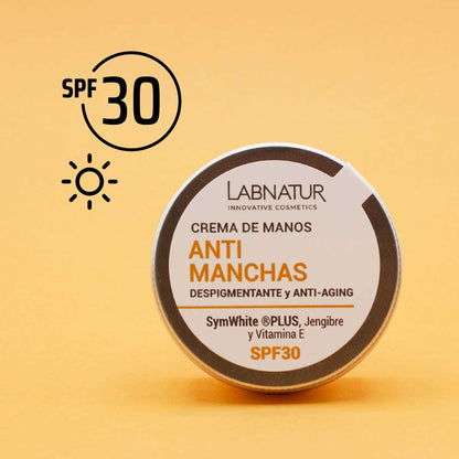 Crema de Manos Antimanchas Labnatur 50 ml | SymWhite Plus y Jengibre | SPF30 | Tono Uniforme_1