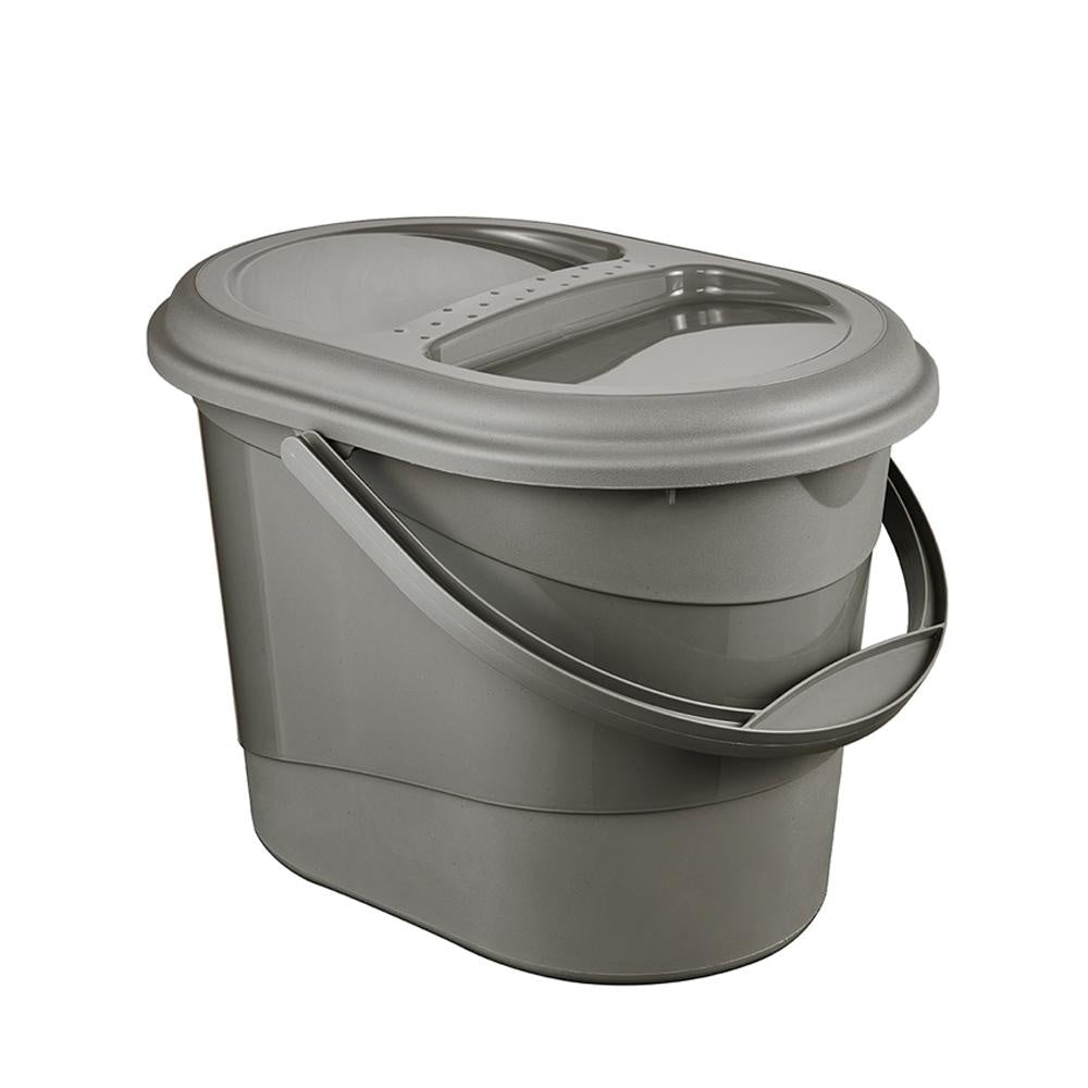 Cubo De Basura 37 X 29,5 X 27,5, Eco Gris_0