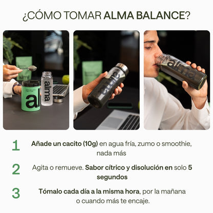 Alma® Batido Diario Espirulina Premium 300g | Complemento Alimenticio Con Adaptógenos, Prebióticos Y Vitaminas_2