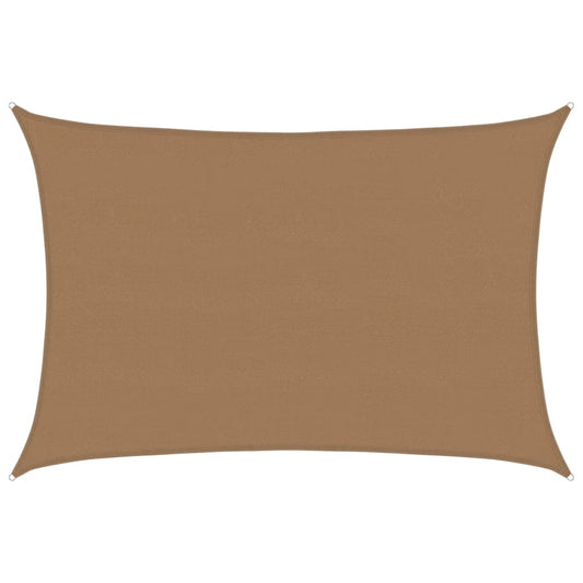 Toldo De Vela Hdpe Gris Taupe 160 G/m² 5x6 M_0