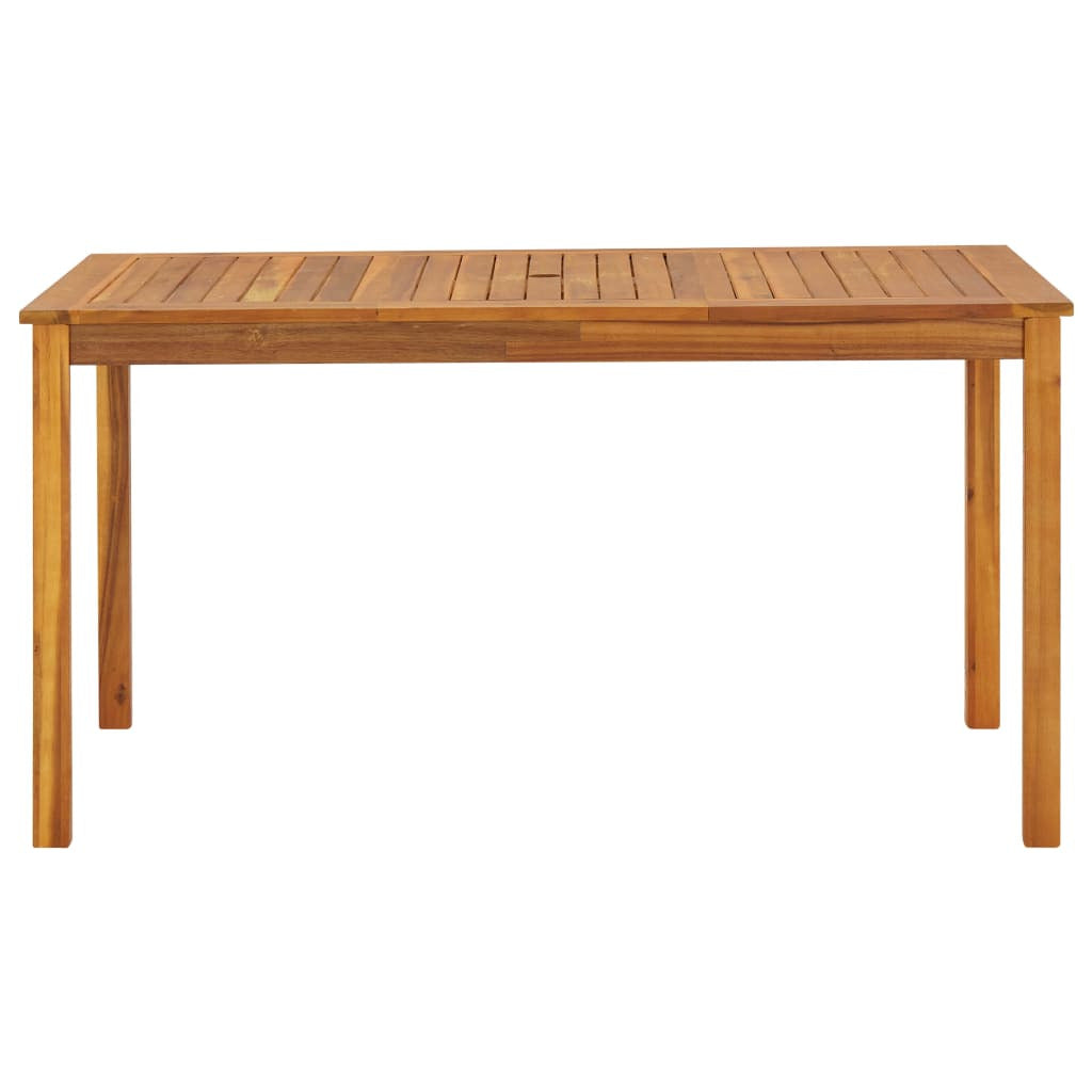 Vidaxl Set De Comedor De Jardín 5 Piezas Madera Maciza De Acacia_3