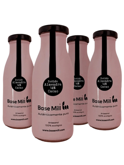 Pack X4 Batido Almendra 14% & Cacao Eco 250ml (x4).