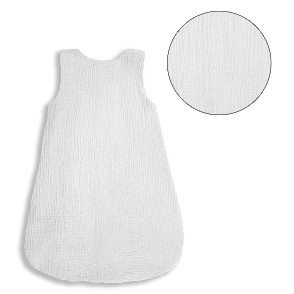 Saco De Dormir Bebe Reversible T-s Muselina 0-4m Petrol