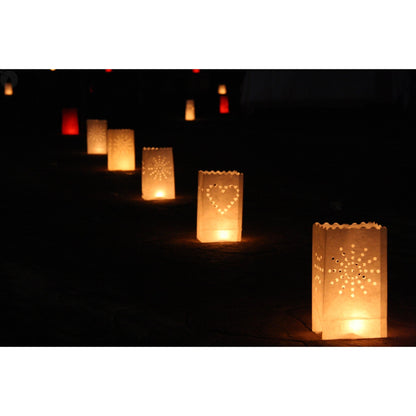 Lightbags Bolsas de papel Pack 5 unidades "Rojo Stars"