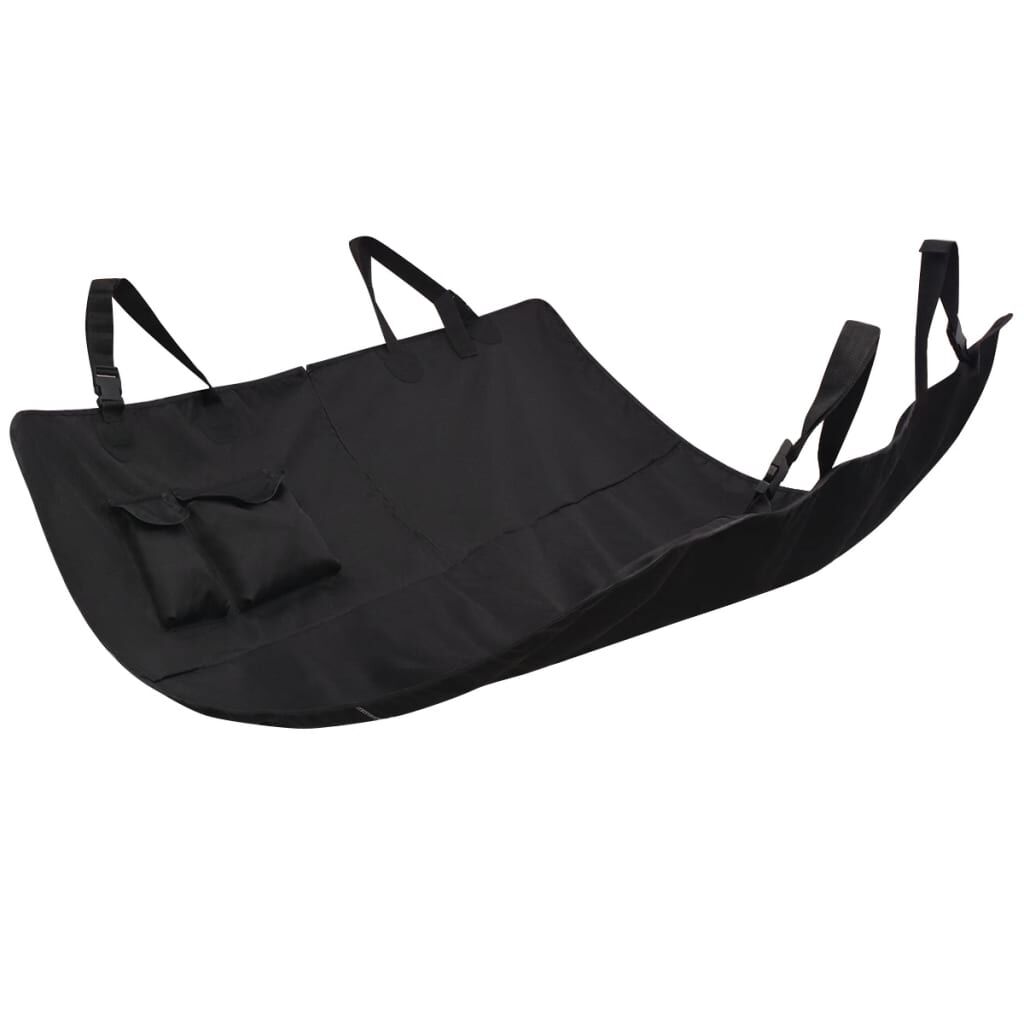 Vidaxl Funda De Asiento De Coche Para Mascotas 148x142 Cm Negra_0