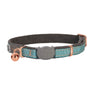 Rogz Collar  Para Gato Turquesa Con Bronce Urbancat Cb271-tm