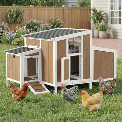 Pawhut Gallinero Para Exterior De Madera_1