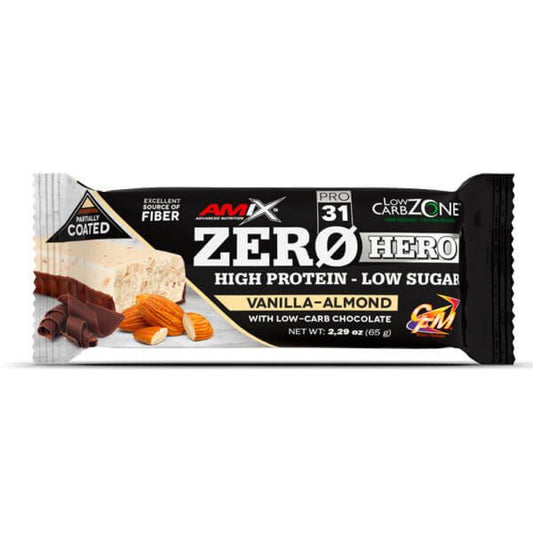 Zero Hero 31% Protein Bar 65 Gr 1 Ud Vainilla - Almendra_0