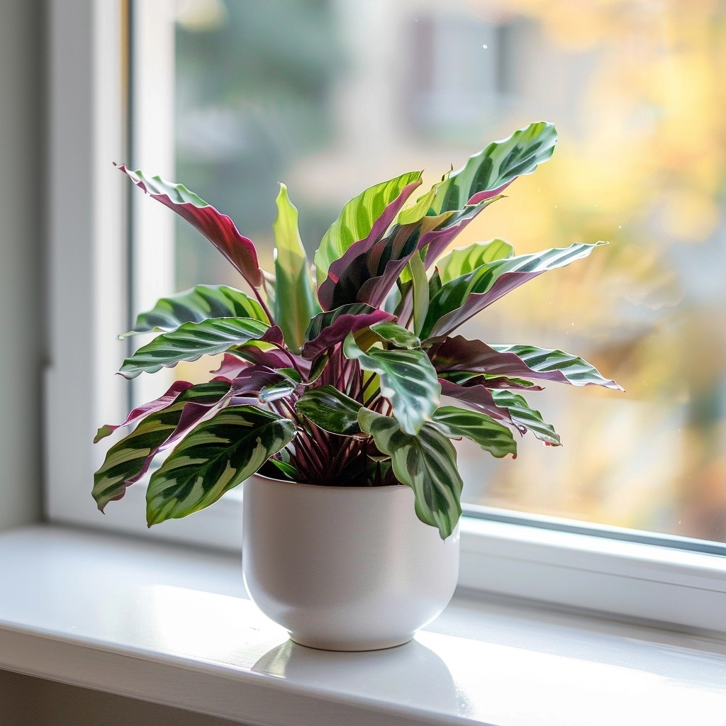 Calathea - 2 Pzs - Goeppertia Insignis - Altura 30-40cm - ⌀12cm_1