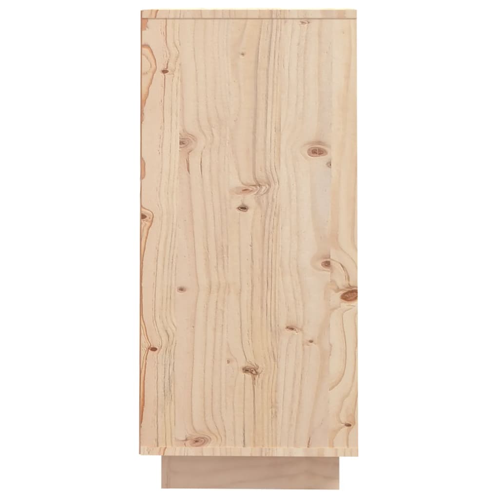 Aparador De Madera Maciza De Pino 60x34x75 Cm / Vetonek_0