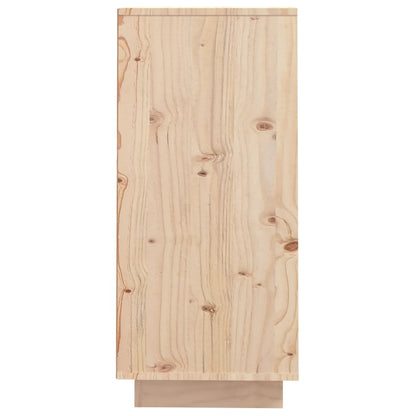 Aparador De Madera Maciza De Pino 60x34x75 Cm / Vetonek_0