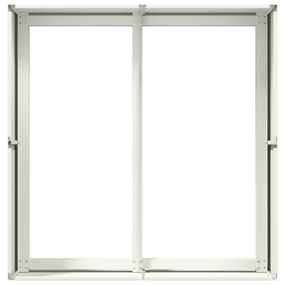 Jardinera De Acero Laminado En Frío Blanco 80x80x40 Cm_4