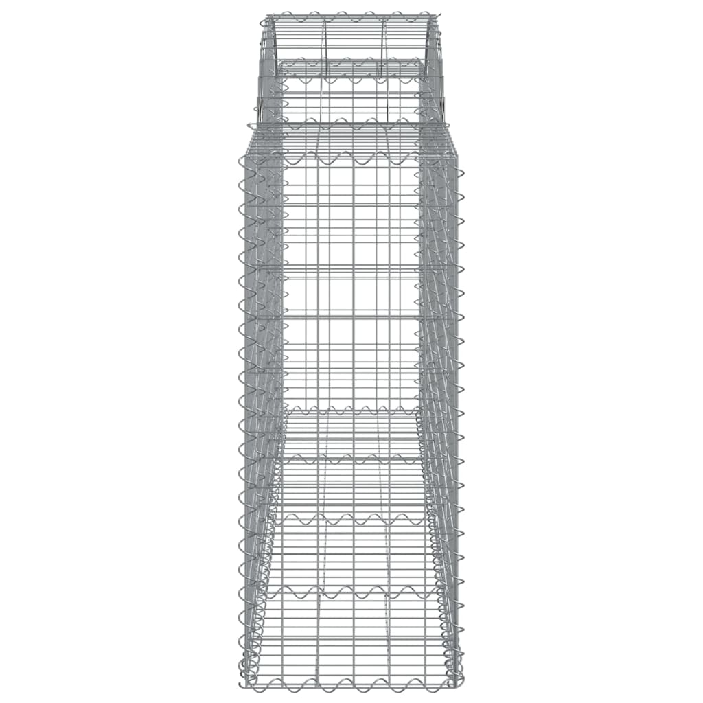 Cestas De Gaviones 12 Uds Forma Arco Hierro 200x50x100/120 Cm_4