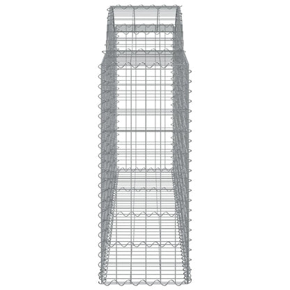 Cestas De Gaviones 12 Uds Forma Arco Hierro 200x50x100/120 Cm_4