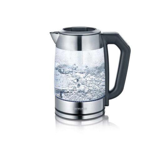 Hervidor De Agua Severin Wk 3477 1,7 L Negro, Plata, Transparente 2200 W_0