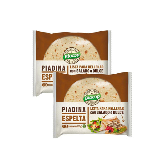 Pack 2x Piadina Espelta Biocop 225 g