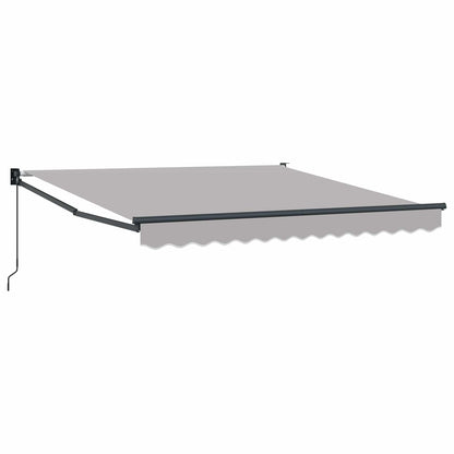Toldo Retráctil Gris Claro 350 X 250 Cm_0
