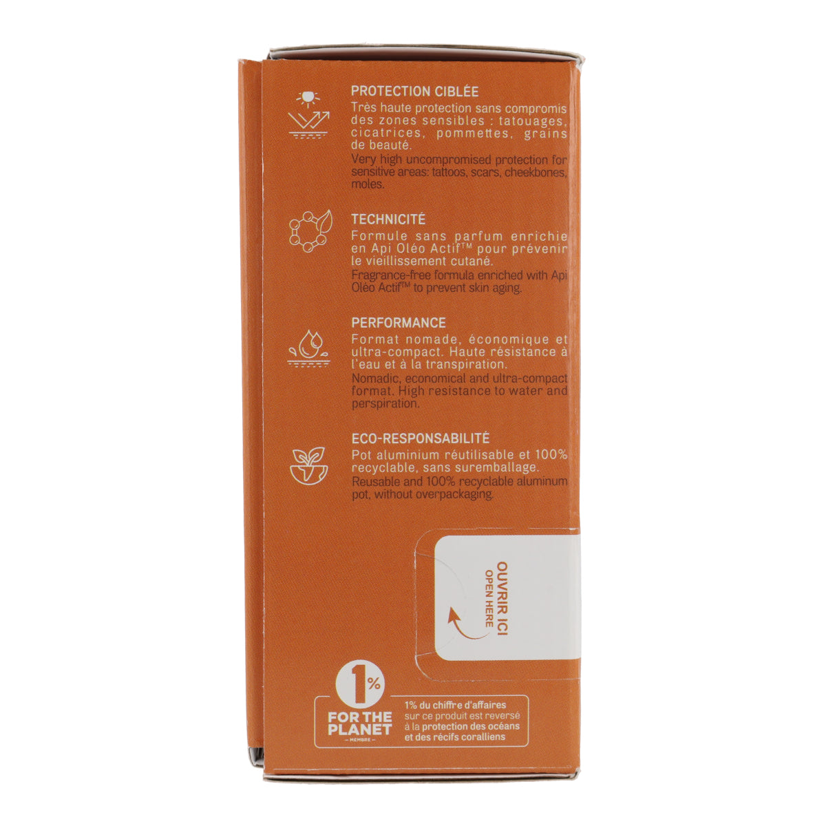 Crema Solar Solida Color Beige Spf 50+ Acorelle 20 g