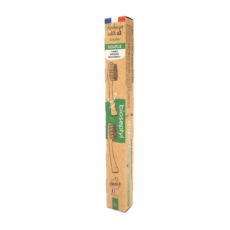2 Cabezales de reemplazo cepillo Edith- Medium Bioseptyl