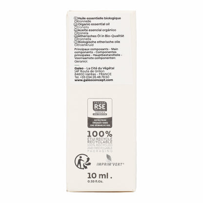 Aceite esencial Citronela BIO Galeo 10 ml
