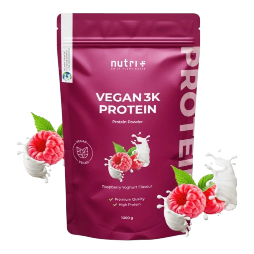 Vegan 3k Protein Powder 1 Kg Raspberry-yoghurt_0