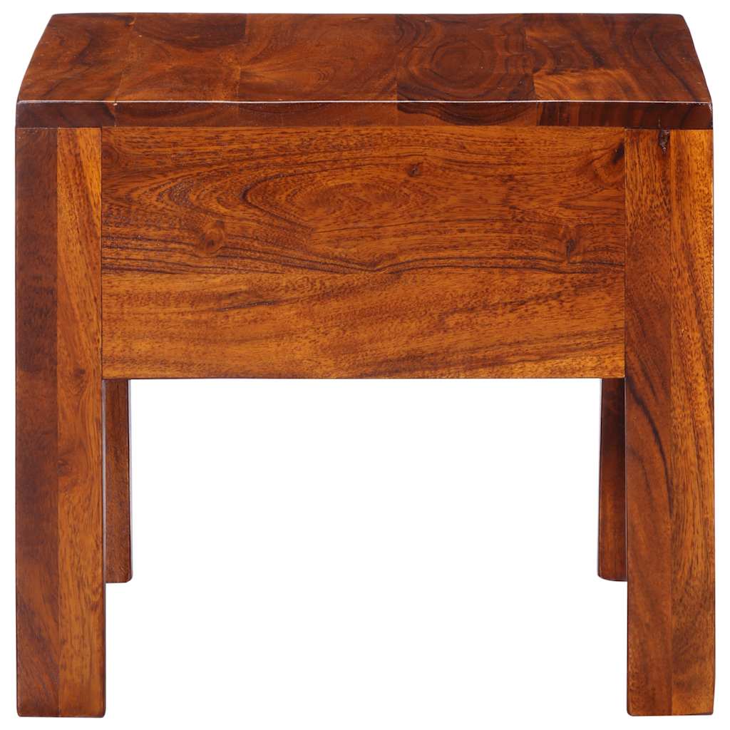 Mesita De Noche 2 Uds 40x40x36 Cm Madera Maciza De Acacia_1