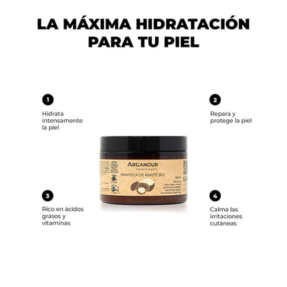 Manteca de karité Arganour 150 ml