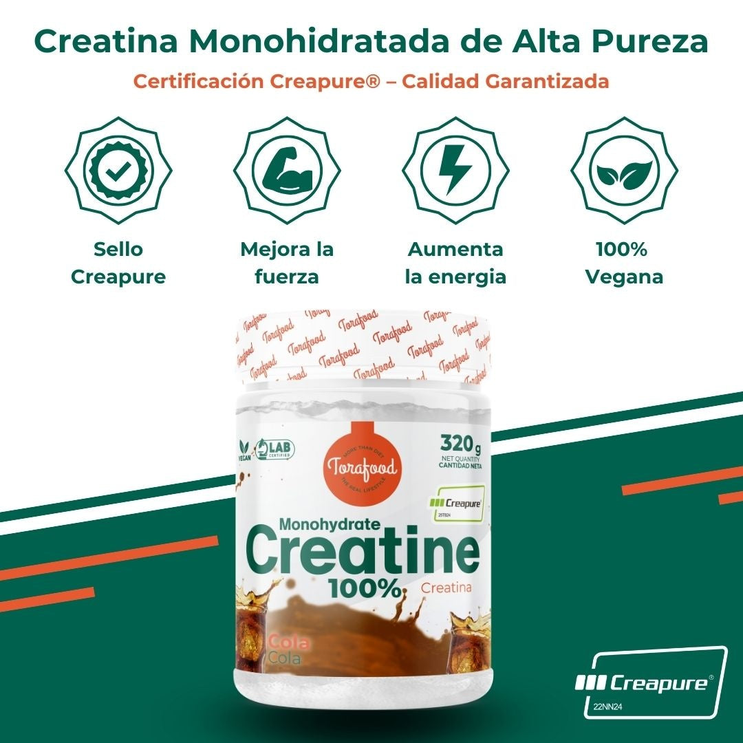 Creatina Creapure Cola Torafood 320g