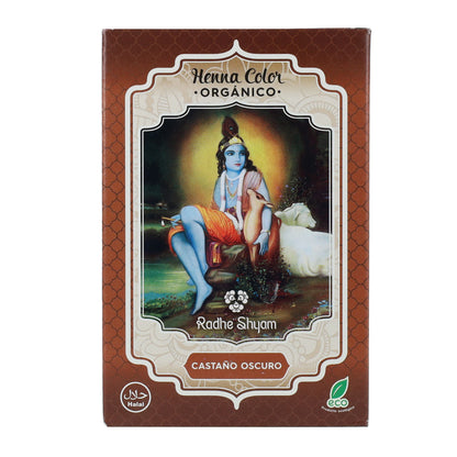 Henna en Polvo Castaño Oscuro 100 g