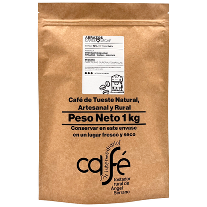 Cafe Sin Intermediarios Café Brasil Abrazos En Grano Para Superautomática 1 Kg_0