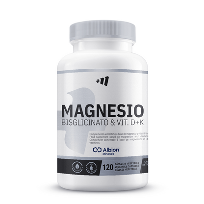 Bisglicinato De Magnesio Con Vitaminas D Y K - 120 Cápsulas Vegetales - Salud Ósea - Masmusculo_0