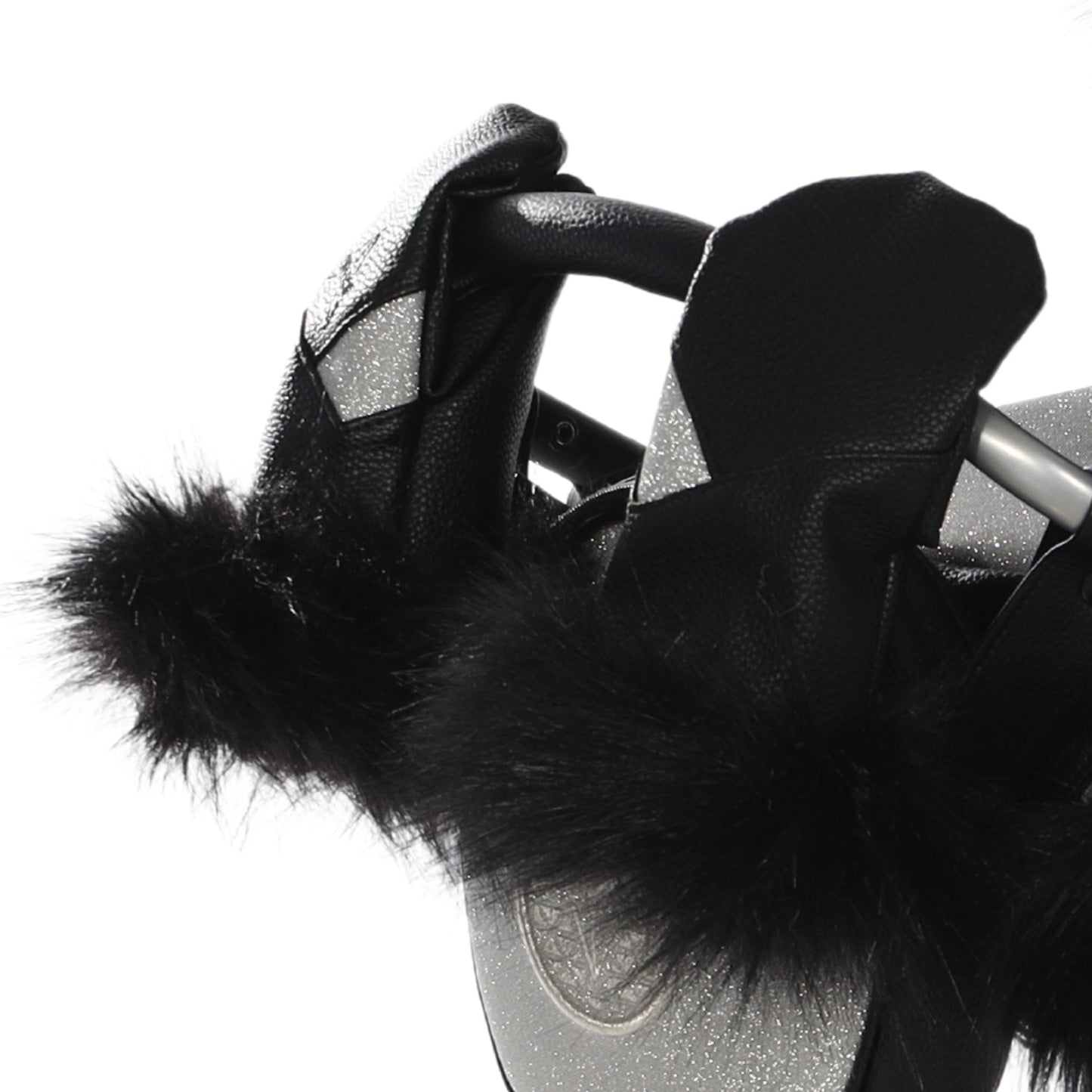 Manoplas Para Carro De Muñecas Gris