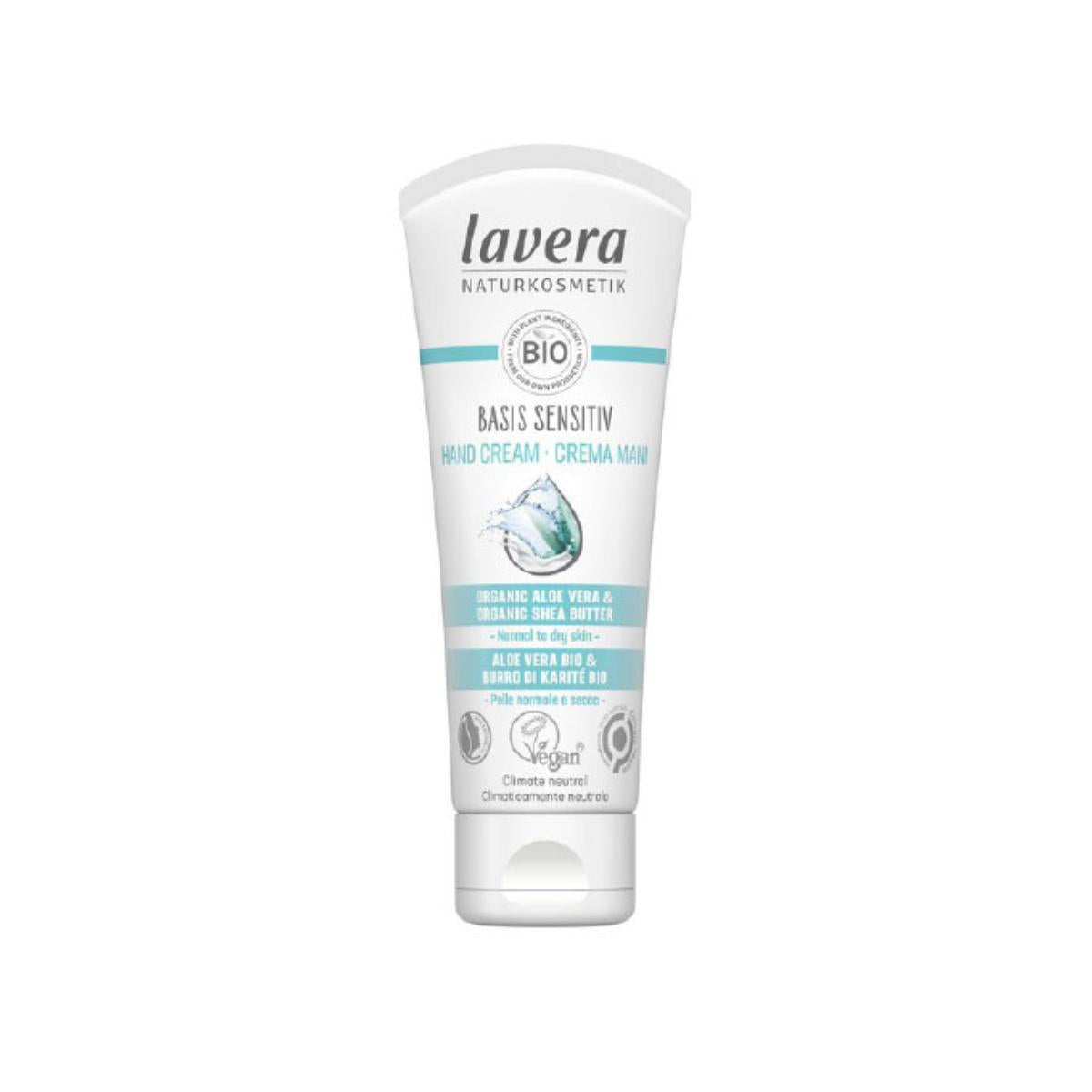 Crema manos basis sensitiv, Lavera 75 ml