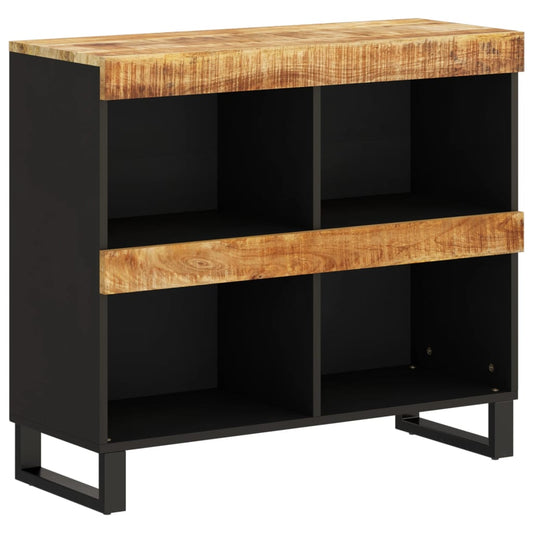 Armario Auxiliar De Madera Maciza De Mango 85x33x75 Cm_0