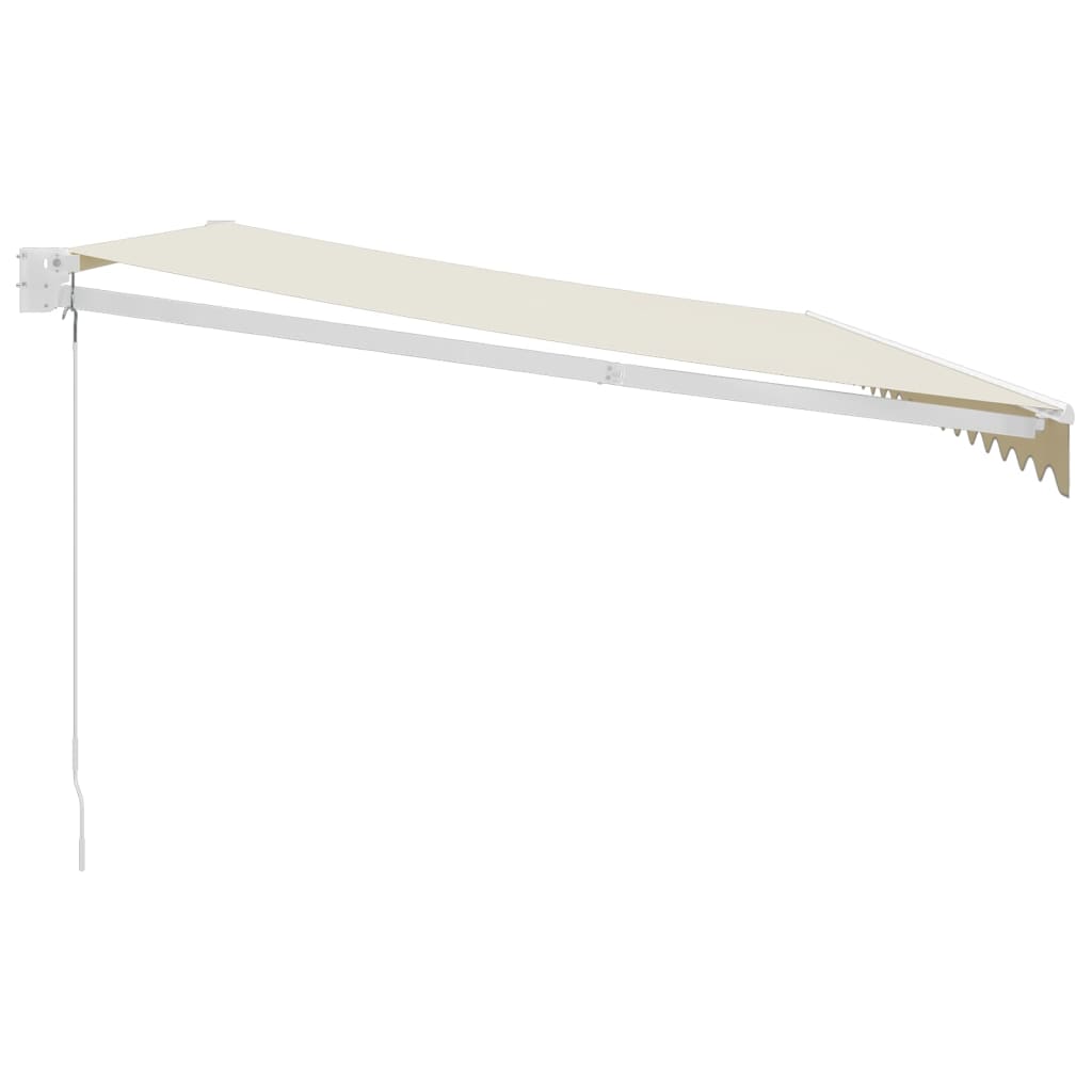 Toldo Retráctil Aluminio Y Tela Color Crema 5x3 M_3