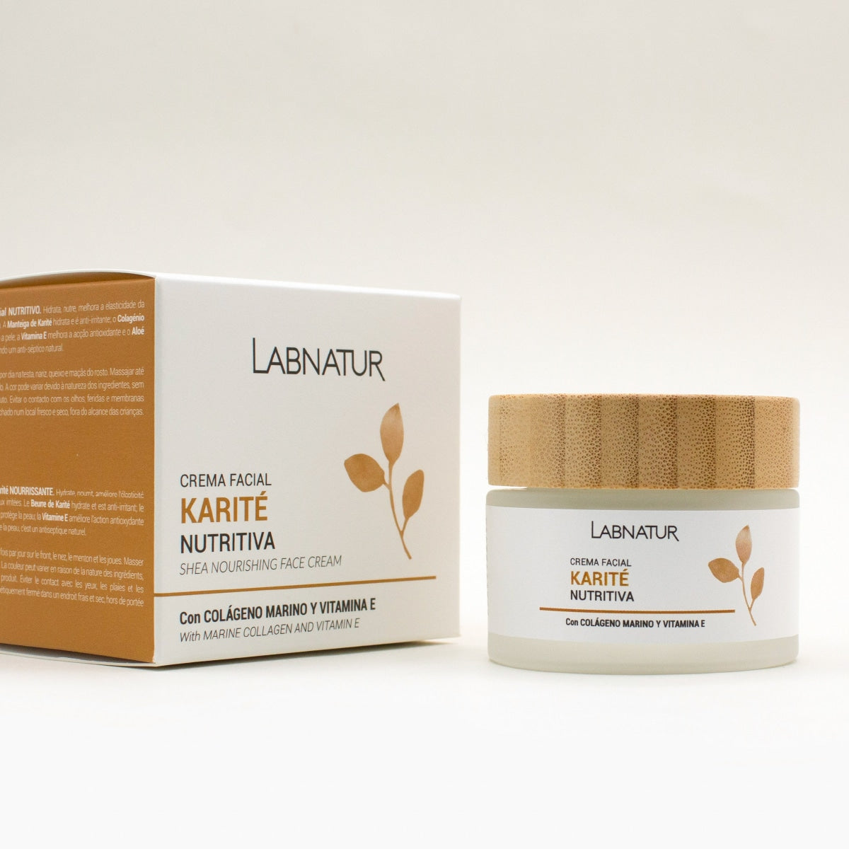 Crema Facial con Manteca de Karité Labnatur 50 ml | Colágeno Marino y Aloe Vera | Nutrición para Piel Seca_2