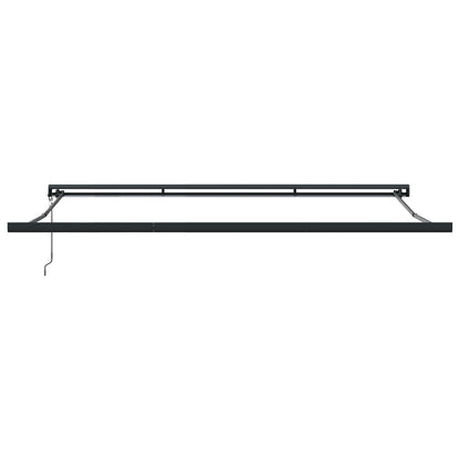 Toldo Retráctil Negro 400 X 300 Cm Tela Y Metal_4