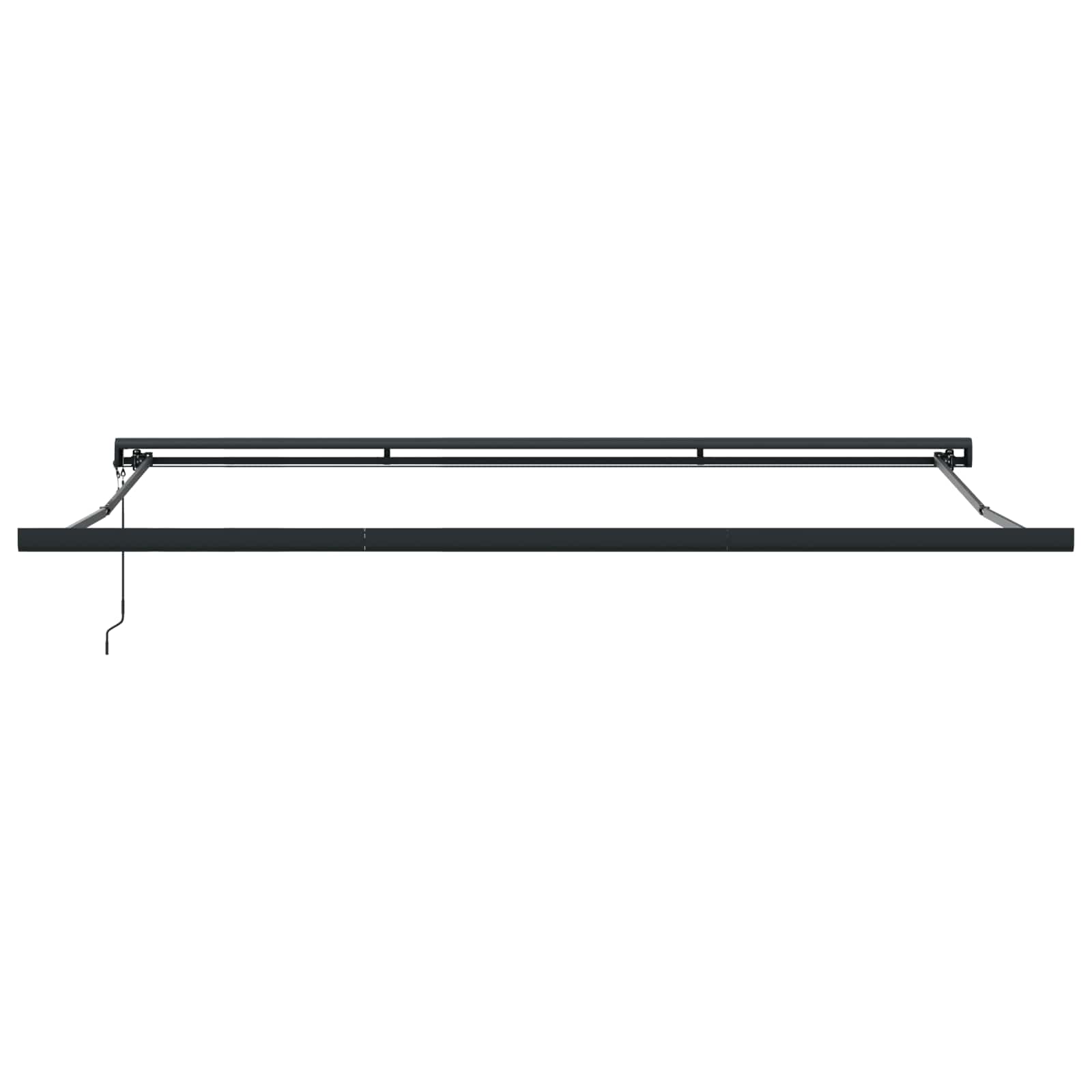 Toldo Retráctil Blanco 400 X 300 Cm Tela Y Metal_4