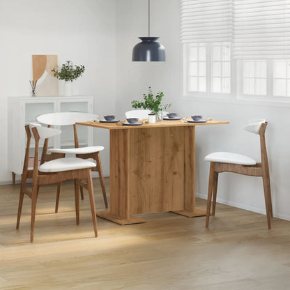 Mesa De Comedor Madera Ingeniería Roble Artisan 110x60x75 Cm_1