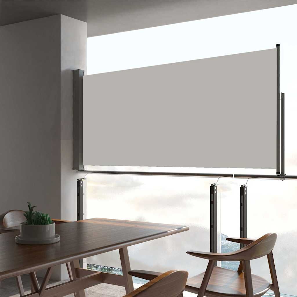 Vidaxl Toldo Lateral Retráctil De Jardín Color Crema 60x300 Cm_1