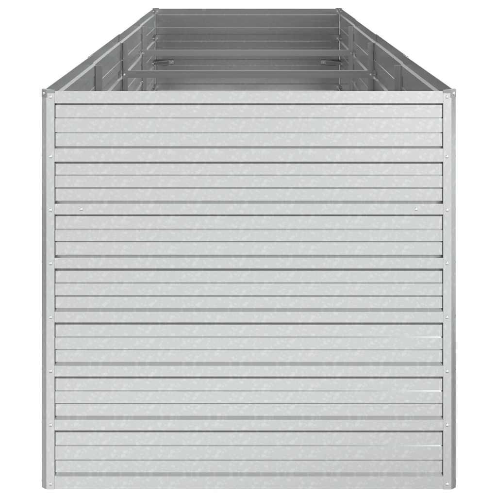 Arriate De Acero Galvanizado Plateado 320x80x77 Cm_4
