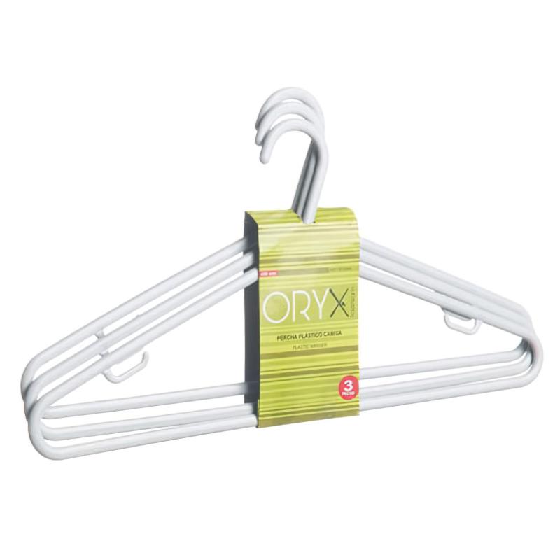 Juego Perchas De Plástico Camisa 410 Mm. (pack 3 Piezas)_0