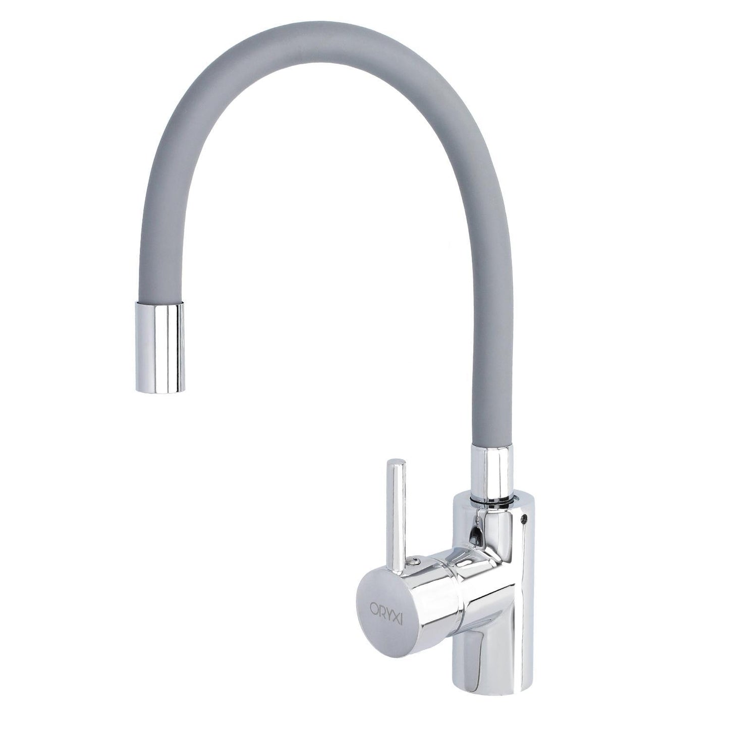 Grifo Monomando Fregadero Flexible Caño Alto, Grifo De Cocina Flexible Caño Alto.cartucho Ceramico Ø 35 Mm.